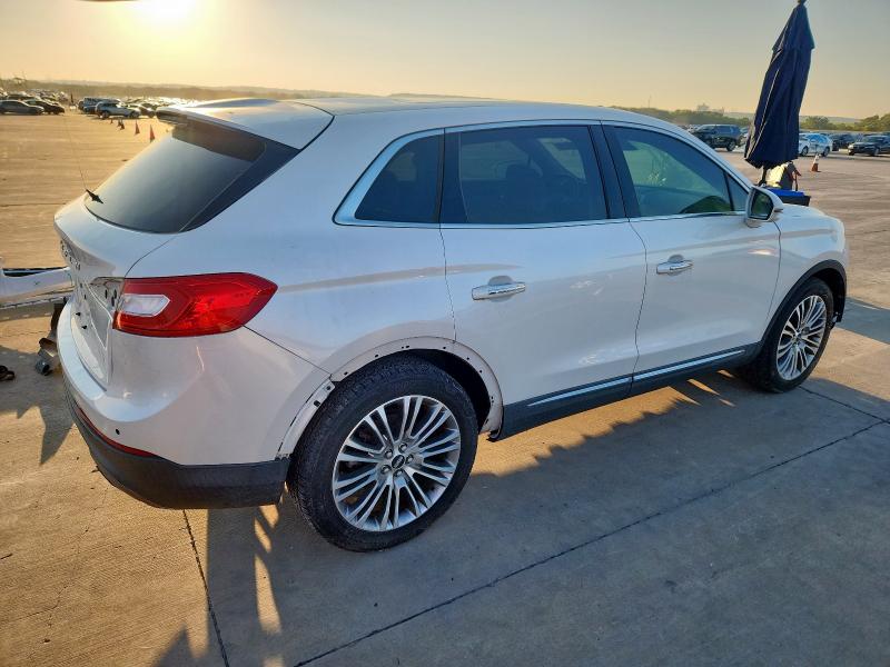 2LMPJ6LR0JBL40516 - 2018 LINC MKX RESERVE Սպիտակ լուսանկար 3