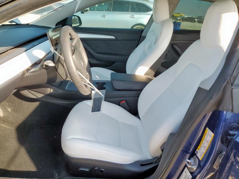 5YJ3E1EB9NF313085 - 2022 TESLA MODEL 3 BLUE photo 7