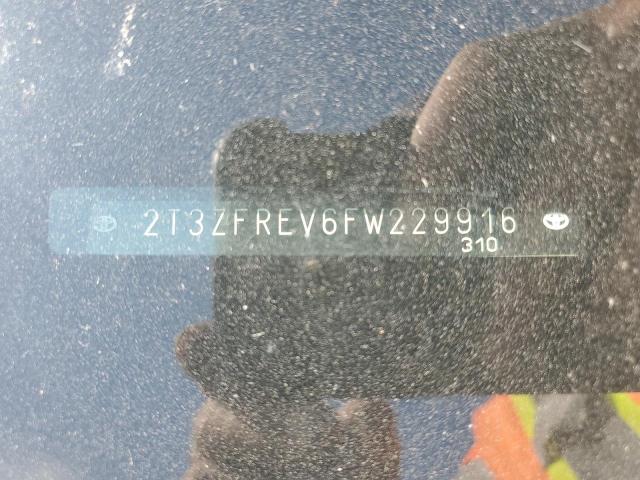 2T3ZFREV6FW229916 - 2015 TOYOTA RAV4 LE RED photo 13