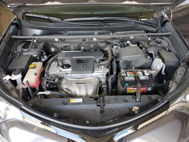 2T3WFREV9GW252272 - 2016 TOYOTA RAV4 XLE GRAY photo 12