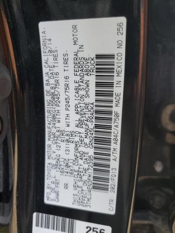 3TMLU4EN3FM172395 - 2015 TOYOTA TACOMA DOUBLE CAB 黑色 照片 13