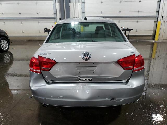 1VWBH7A34DC148334 - 2013 VOLKSWAGEN PASSAT SE Plata foto 6