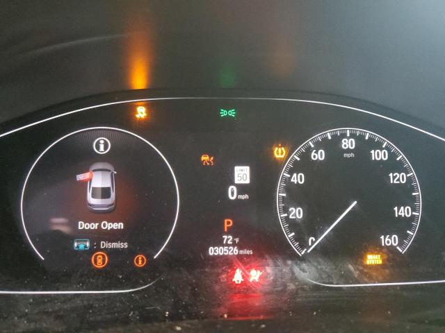 1HGCV1F50MA027384 - 2021 HONDA ACCORD EXL SILVER photo 9