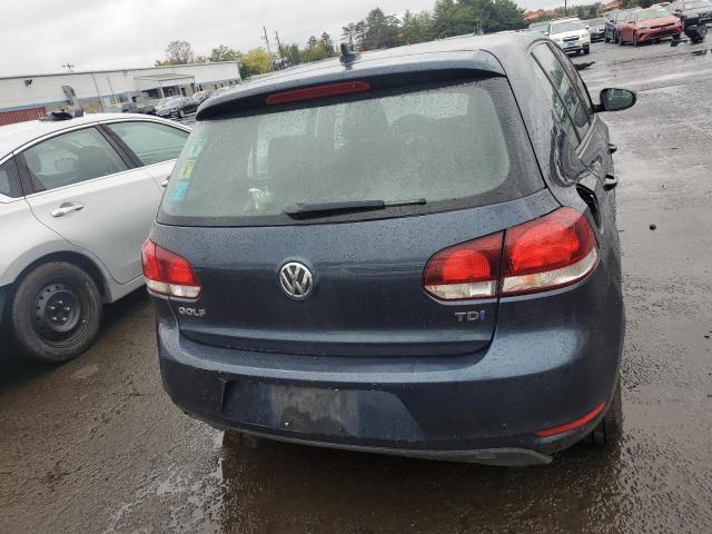WVWNM7AJ0DW122323 - 2013 VOLKSWAGEN GOLF أزرق صورة 6