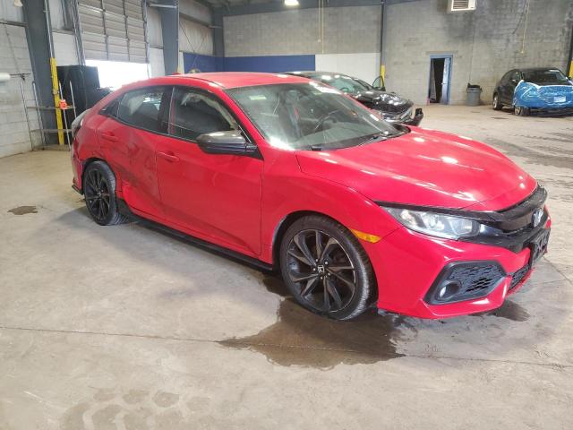 SHHFK7H44HU208219 - 2017 HONDA CIVIC SPORT RED photo 4