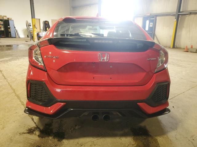 SHHFK7H44HU208219 - 2017 HONDA CIVIC SPORT RED photo 6