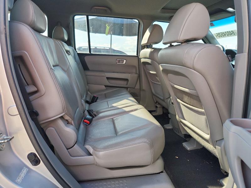 5FNYF38529B021773 - 2009 HONDA PILOT EXL ვერცხლისფერი ფოტო 10