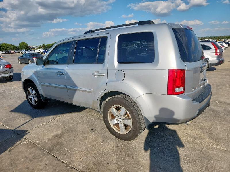 5FNYF38529B021773 - 2009 HONDA PILOT EXL ვერცხლისფერი ფოტო 2