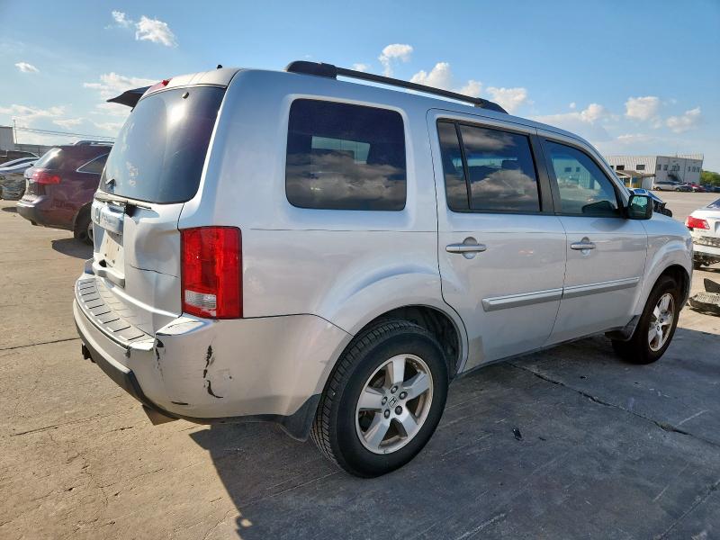 5FNYF38529B021773 - 2009 HONDA PILOT EXL ვერცხლისფერი ფოტო 3