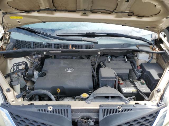 5TDKK3DC7BS124890 - 2011 TOYOTA SIENNA LE 金色 照片 12