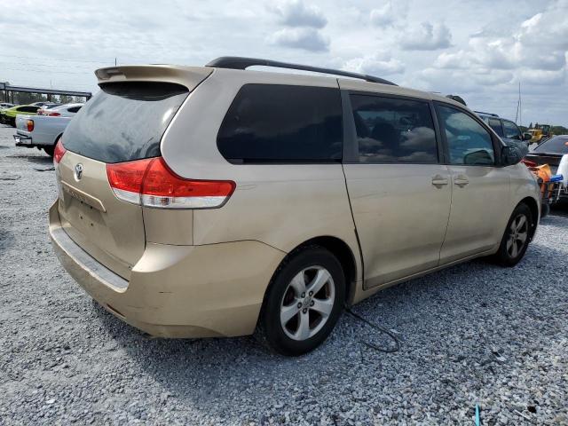 5TDKK3DC7BS124890 - 2011 TOYOTA SIENNA LE 金色 照片 3