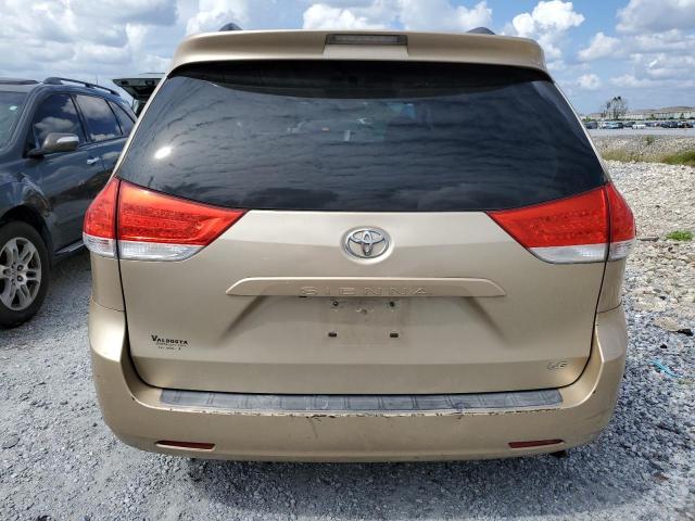 5TDKK3DC7BS124890 - 2011 TOYOTA SIENNA LE 金色 照片 6