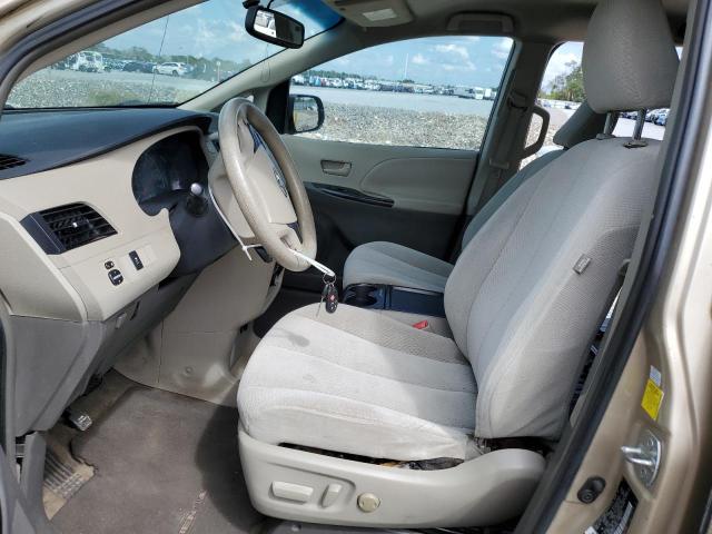 5TDKK3DC7BS124890 - 2011 TOYOTA SIENNA LE 金色 照片 7