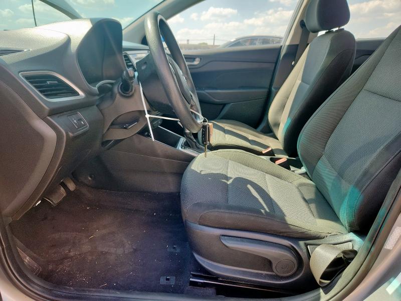 3KPC24A6XME133718 - 2021 HYUNDAI ACCENT SE SILVER photo 7