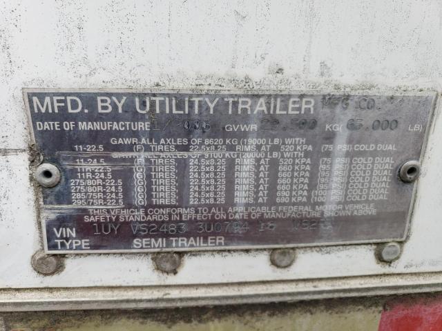 1UYVS24833U079416 - 2003 UTILITY VS2RA WHITE photo 10