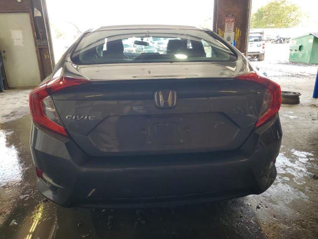 2HGFC2F54JH609378 - 2018 HONDA CIVIC LX GRAY photo 6
