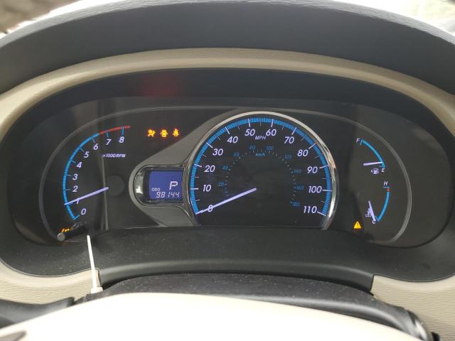 5TDYK3DC5DS332425 - 2013 TOYOTA SIENNA XLE WHITE photo 9