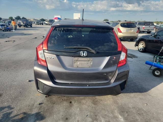 3HGGK5G5XFM771354 - 2015 HONDA FIT LX GRAY photo 6