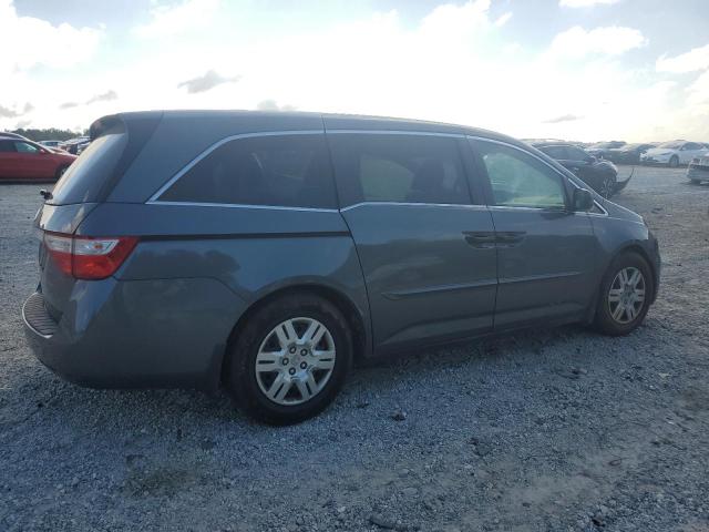 5FNRL5H21DB059311 - 2013 HONDA ODYSSEY LX GRAY photo 3