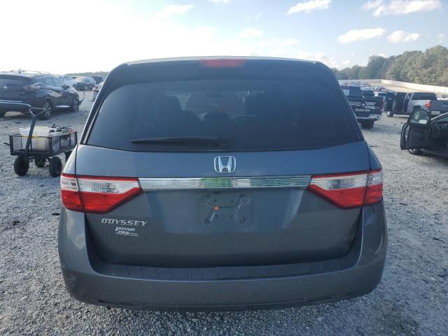 5FNRL5H21DB059311 - 2013 HONDA ODYSSEY LX GRAY photo 6