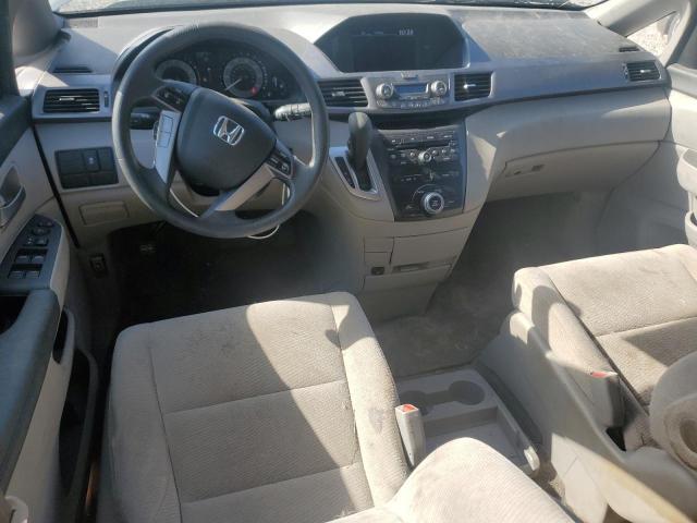 5FNRL5H21DB059311 - 2013 HONDA ODYSSEY LX GRAY photo 8