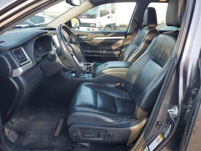 5TDJKRFH4FS220876 - 2015 TOYOTA HIGHLANDER XLE GRAY photo 7