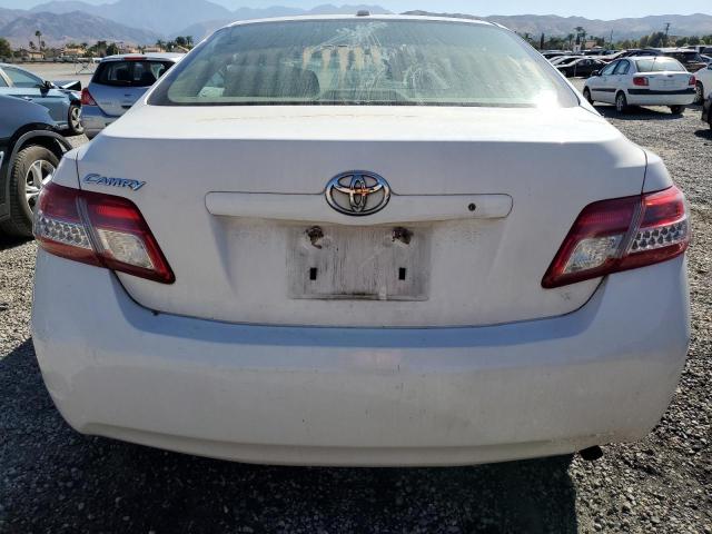 4T4BF3EK4BR138186 - 2011 TOYOTA CAMRY BASE WHITE photo 6