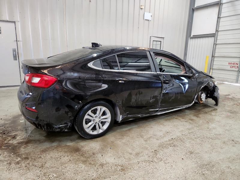 1G1BE5SM0K7144609 - 2019 CHEVROLET CRUZE LT BLACK photo 3