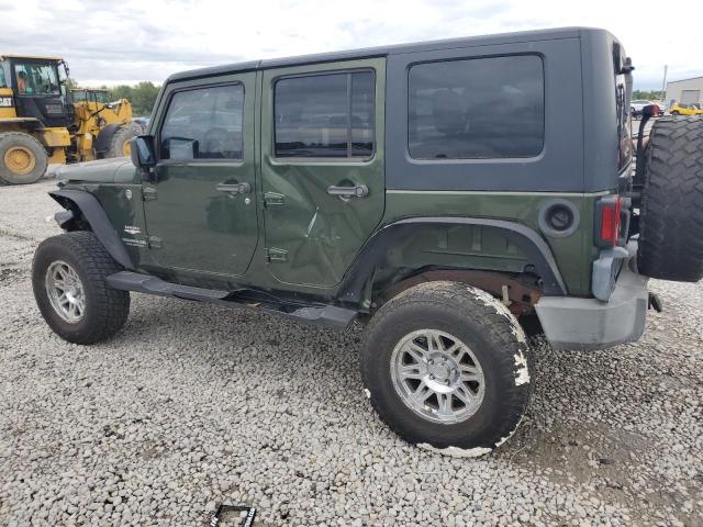 1J4GA59157L198095 - 2007 JEEP WRANGLER SAHARA GREEN photo 2