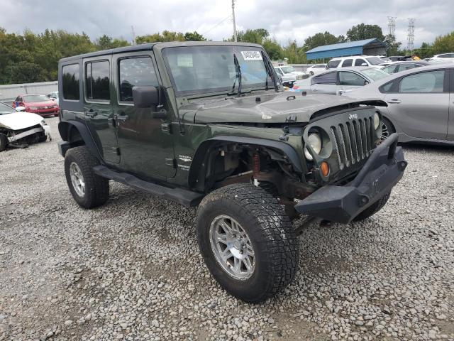 1J4GA59157L198095 - 2007 JEEP WRANGLER SAHARA GREEN photo 4
