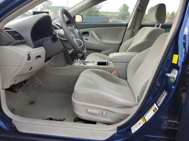 4T1BF3EK2BU597257 - 2011 TOYOTA CAMRY BASE BLUE photo 7
