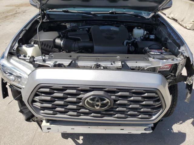 5TFCZ5AN7MX272049 - 2021 TOYOTA TACOMA DOUBLE CAB SILVER photo 11
