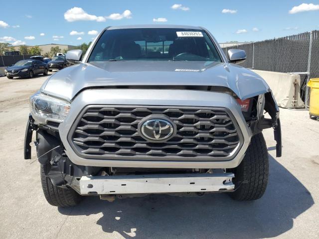 5TFCZ5AN7MX272049 - 2021 TOYOTA TACOMA DOUBLE CAB SILVER photo 5