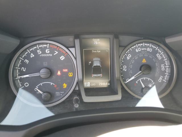 5TFCZ5AN7MX272049 - 2021 TOYOTA TACOMA DOUBLE CAB SILVER photo 9