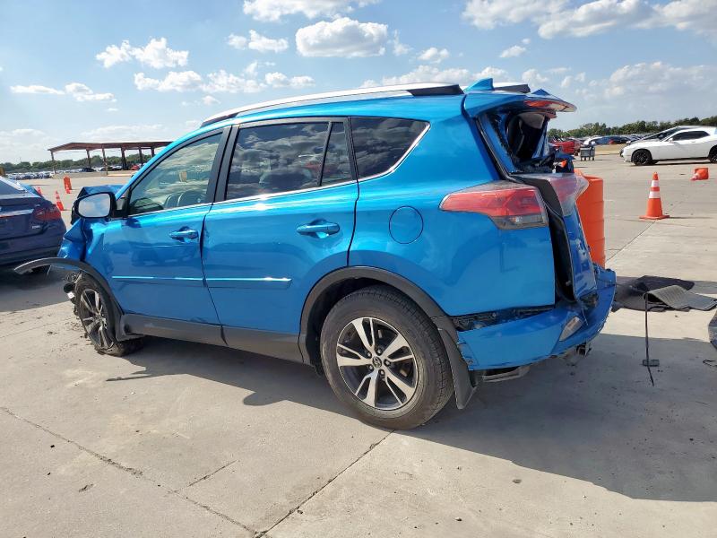 JTMWFREV4GJ099069 - 2016 TOYOTA RAV4 XLE Կապույտ լուսանկար 2
