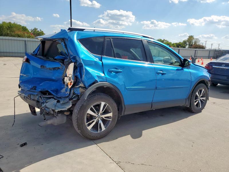 JTMWFREV4GJ099069 - 2016 TOYOTA RAV4 XLE Կապույտ լուսանկար 3