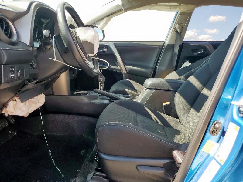 JTMWFREV4GJ099069 - 2016 TOYOTA RAV4 XLE Կապույտ լուսանկար 7