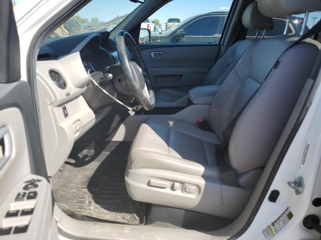 5FNYF4H5XEB017910 - 2014 HONDA PILOT EXL WHITE photo 7