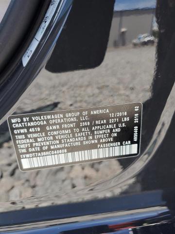 1VWDT7A35HC040608 - 2017 VOLKSWAGEN PASSAT R-LINE Grafit foto 23