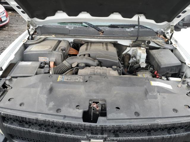 3GCXCUEJ6AG221193 - 2010 CHEVROLET SILVERADO C1500 HYBRID Ақ фото 11