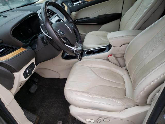 5LMCJ2C9XGUJ28645 - 2016 LINCOLN MKC SELECT SILVER photo 7