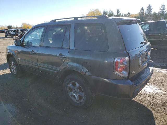 5FNYF18758B055985 - 2008 HONDA PILOT EXL ნაცრისფერი ფოტო 2