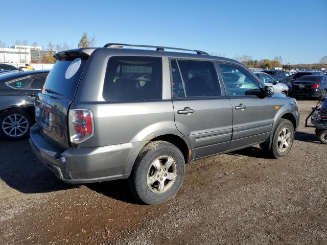 5FNYF18758B055985 - 2008 HONDA PILOT EXL ნაცრისფერი ფოტო 3