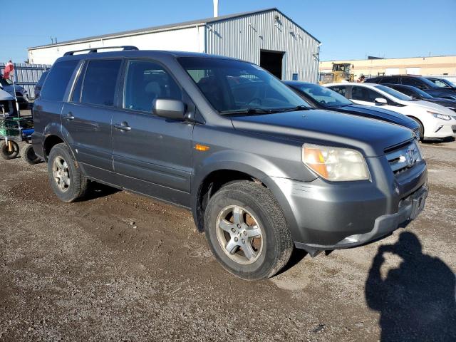 5FNYF18758B055985 - 2008 HONDA PILOT EXL ნაცრისფერი ფოტო 4