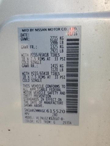 5N1AR2MMXGC615520 - 2016 NISSAN PATHFINDER S ვერცხლისფერი ფოტო 13