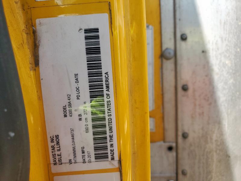 1HTMMMML0JH446737 - 2018 INTERNATIONAL 4000 4300 Gelb Foto 13