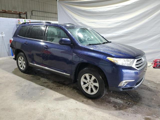 5TDBK3EH0DS246455 - 2013 TOYOTA HIGHLANDER BASE Синий фото 4