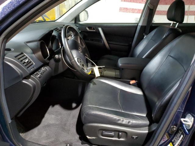 5TDBK3EH0DS246455 - 2013 TOYOTA HIGHLANDER BASE Синий фото 7
