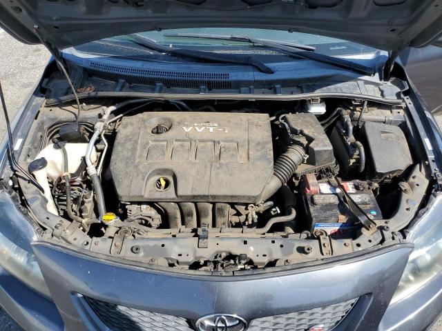 1NXBU40E29Z094271 - 2009 TOYOTA COROLLA BASE Сірий фото 11