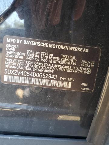 5UXZV4C54D0G52943 - 2013 BMW X5 XDRIVE35I BLACK photo 13